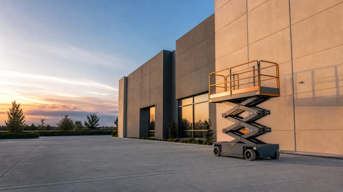 Rough Terrain Scissor Lifts jobsite access in Kalamazoo